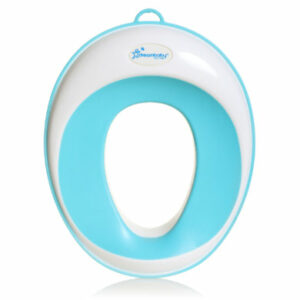 Dreambaby® Toilettensitz mit schlanken Konturren in aqua/weiß