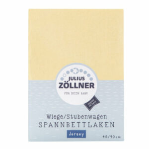 JULIUS ZÖLLNER Spannbetttuch Jersey für Wiege vanille