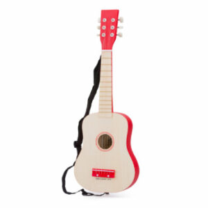 New Classic Toys Gitarre - DeLuxe - Natur/Rot