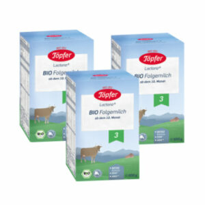 Töpfer Bio Folgemilch 3 Lactana 3x 600 g ab dem 10. Monat