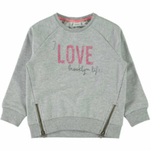 name it Girls Sweatshirt Baduelle grey melange