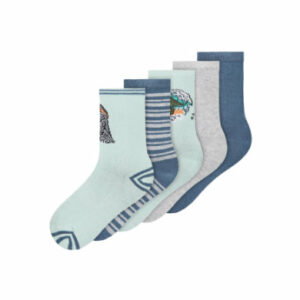 name it Socken 5er Pack Nmmvagn Light Grey Melange