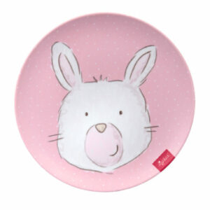 sigikid® Melamin-Teller Hase rosa