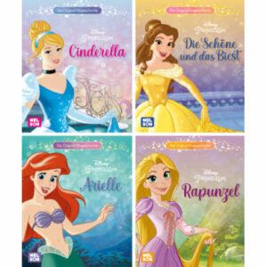 CARLSEN Nelson Mini-Bücher: 4er Disney Prinzessin 13-16