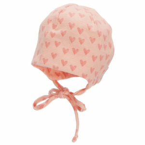 Sterntaler Beanie Herzen rosa