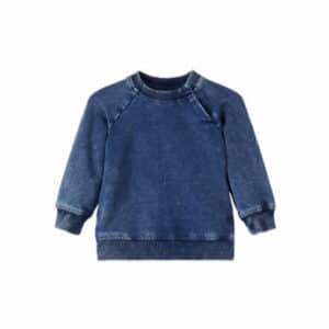 name it Sweatshirt Nbmbatruebo Medium Blue Denim