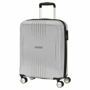 American Tourister Tracklite - 4-Rollen-Kabinentrolley S 55 cm silver