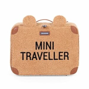 CHILDHOME Kinderkoffer Mini Traveller Teddy braun