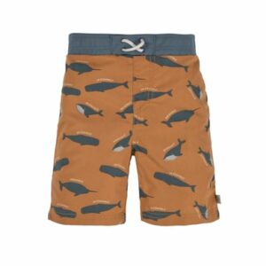 LÄSSIG UV-Badeshorts Wal Karamell