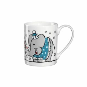 Leonardo Kindertasse Weihnachten Bambini 200 ml blau