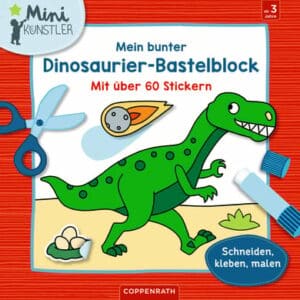 SPIEGELBURG COPPENRATH Mein bunter Dinosaurier-Bastelblock (Mini-Künstler)