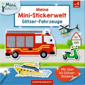 SPIEGELBURG COPPENRATH Meine Mini-Stickerwelt: Glitzer-Fahrzeuge (Mini-Künstler)