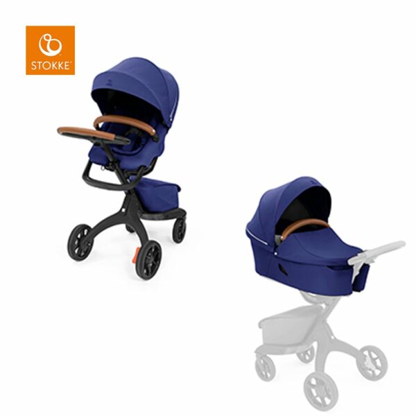 STOKKE® Kinderwagen Xplory® X inklusive gratis Tragewanne Royal Blue