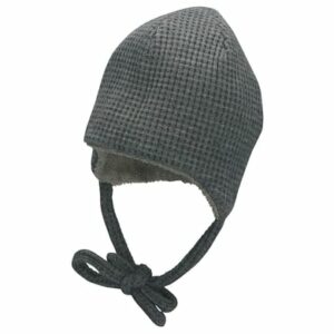 Sterntaler Beanie Waffeloptik rauchgrau