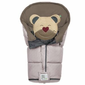 odenwälder Fußsack Mucki L fashion modern blizzard sweet chocolate