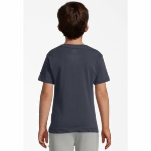 New Life T-Shirt TEE - CREW NECK PATCH POCKET Blau