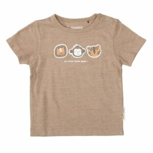 Staccato T-Shirt toffee strukturiert