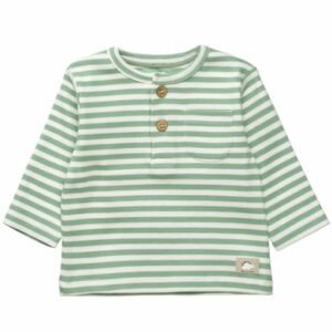 STACCATO Shirt pine green gestreift