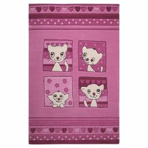 Smart Kids Kinderteppich Kitty Kat pink