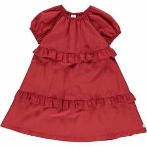 Müsli Kurzarmkleid Berry red