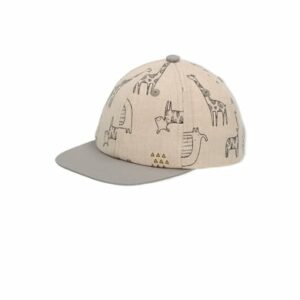 Sterntaler Baseball-Cap Safari-Tiere beige