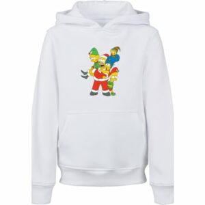 F4NT4STIC Hoodie The Simpsons Christmas Weihnachten Family weiß